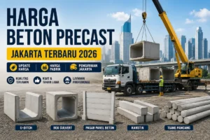 Ilustrasi Harga Beton Precast Jakarta Terbaru 2026