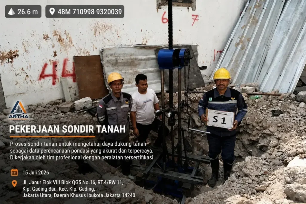Jasa sondir tanah jakarta utara untuk investigasi kondisi tanah