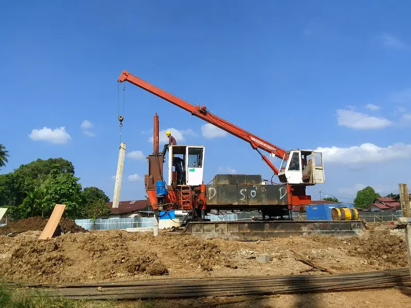 PORTOFOLIO Proyek Pemasangan Tiang Pancang Beton Di Kota Malang Jawa Timur - PT Artha Kontraktor