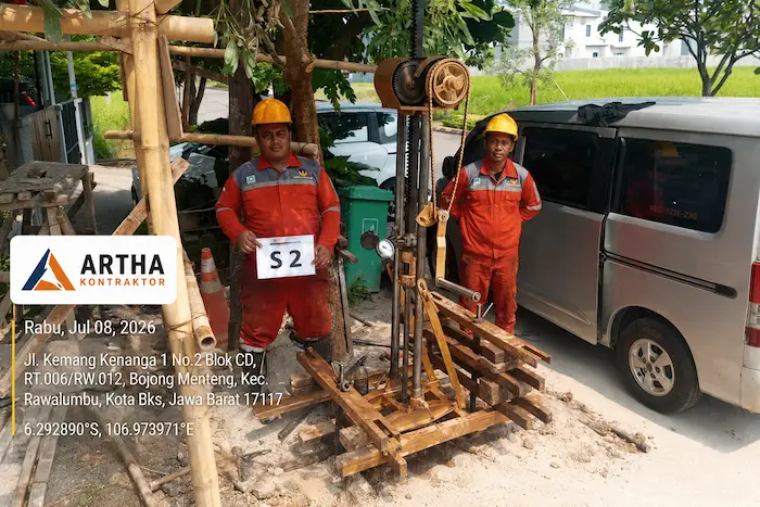 PORTOFOLIO Project Jasa Sondir Tanah Bekasi - PT Artha Kontraktor